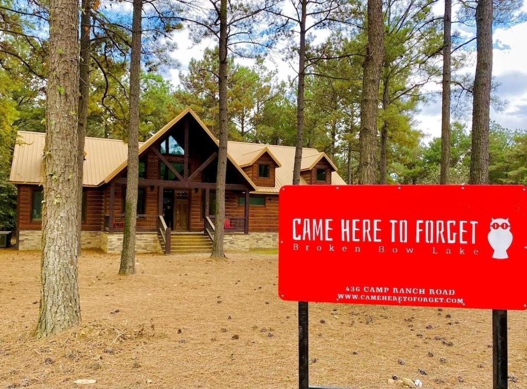 Came Here To Forget Cabin Broken Bow Exteriör bild